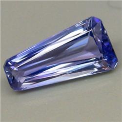 1.29ct. Shinning Hot Violet Blue Tanzanite AAA RARE FLAWLESS A Block RETAIL $5000 (GEM-3812)