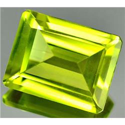 2.12ct.  Natural Octagon Green Peridot Gem VVS RETAIL $1050 (GEM-3947)