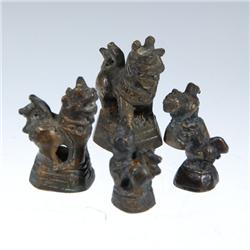 Opium Weight Set Bronze 5 Pieces Beast (ANT-117)