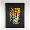 Image 1 : Framed Photo Silk Wrap Banyon Tree w/Buddha Head (ART-005)