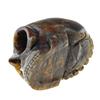 Image 2 : Rare Opalescent Jade Handcarved Skull  (CLB-418)