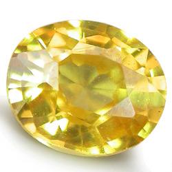 1.38ct VERY RARE Dazzling Yellow Sapphire Ceylon VVS RETAIL $1275 (GEM-3965)
