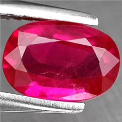 1.08ct RARE Top AAA Pink Red Ruby Mogok VVS Oval Cut  RETAIL $1000 (GEM-4016)