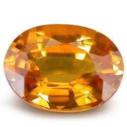 1.12ct VERY RARE  Extreme  Golden Sapphire Ceylon VVS RETAIL $2250 (GEM-4031)