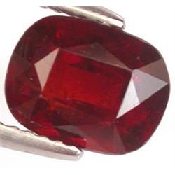3.06ct RARE Spessartine Garnet Red Dazzling Oval VVS RETAIL $1850 (GEM-4068)