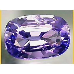1.09ct VERY RARE Resplendent Top Violet Blue Tanzanite VS RETAIL $3500 (GEM-4076)