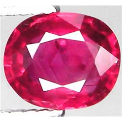 1.77ct RARE Top AAA Red Ruby Mogok VVS Oval Cut  RETAIL $1850 (GEM-4086)