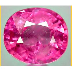 2.55ct VERY RARE Top Hot Pink Sapphire Tanzania Oval VS RETAIL $2150 (GEM-4155)