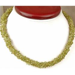 325.00ct Designer Sparkling Natural Peridot Necklace 17" RETAIL $38500 (JEW-1158)