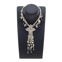 Sterling Silver Hilltribe Necklace (JEW-180)