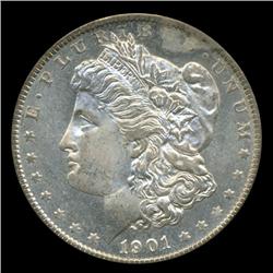 1901O Morgan $1 Dollar Silver BU Graded Coin (COI-1558)