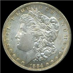 1884O Morgan Dollar Choice Unc Graded (COI-3696)