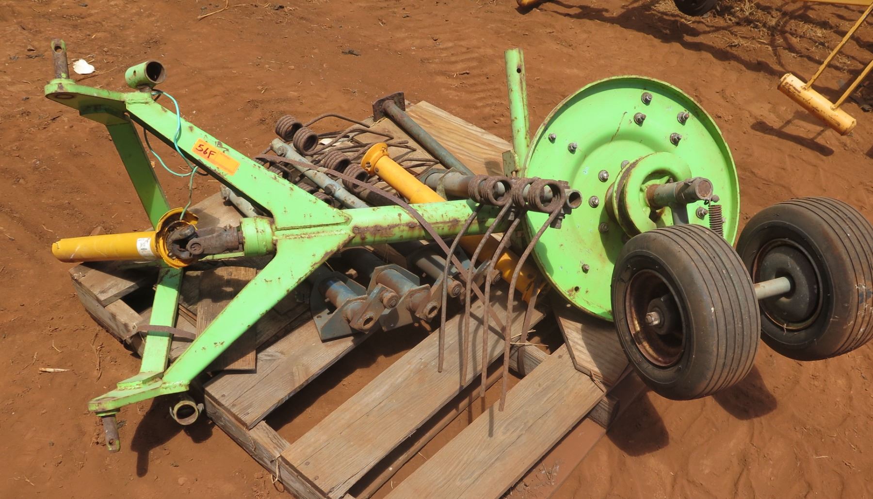 Star Hay Rake- Used For Windrowing Cut Hay