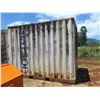 Image 8 : Metal Double Door Shipping Container Approx. 145" x 96" x 113"H (Need appointment to pick up)