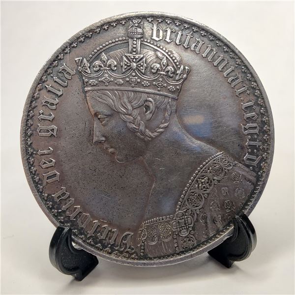 1847 Victoria Gothic Undecimo Silver Crown EF