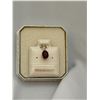 Image 1 : Sterling garnet pendant