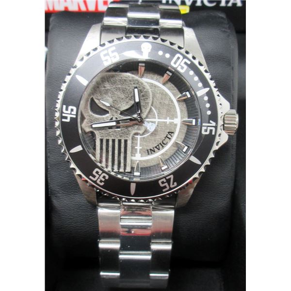 New In Box Men's Marvel Punisher Watch