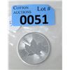 Image 1 : 1 Oz. .9999 Silver 2022 Canadian Maple Leaf Coin