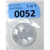 Image 1 : 1 Oz. .9999 Silver 2022 Canadian Maple Leaf Coin