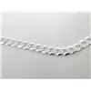 Image 2 : New Italian 24" Sterling Silver Curb Link Chain