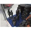 Image 3 : 15 Vintage Carved Wood African Statues