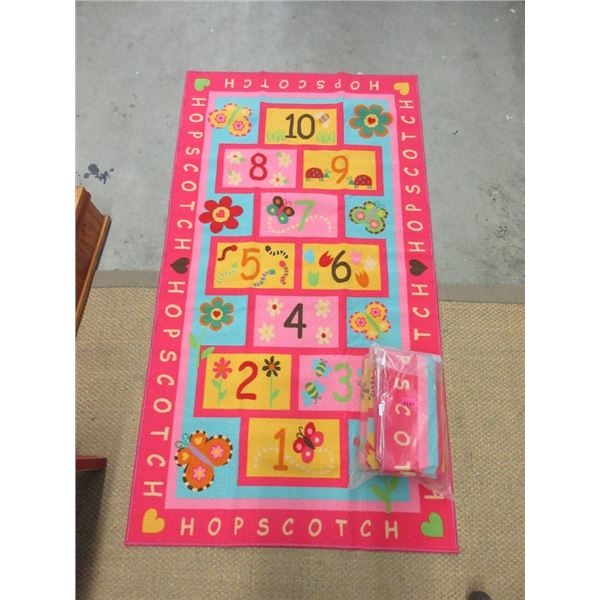 3 New Amy & Doug 3' x 6' Hopscotch Carpet Mats