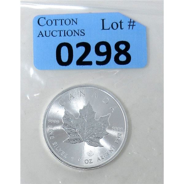 1 Oz. 2019 Canadian .9999 Silver Maple Leaf Coin