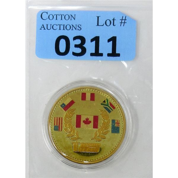 1 Oz. Canada Colourized .999 Silver Art Round