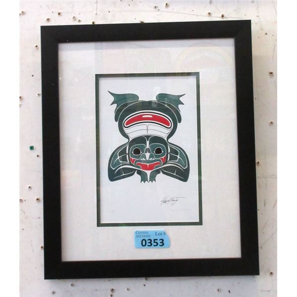 Richard Shorty Framed Print - Frog