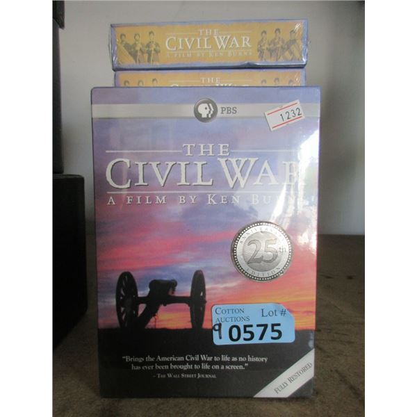 9 New Ken Burns  The Civil War  DVD Sets