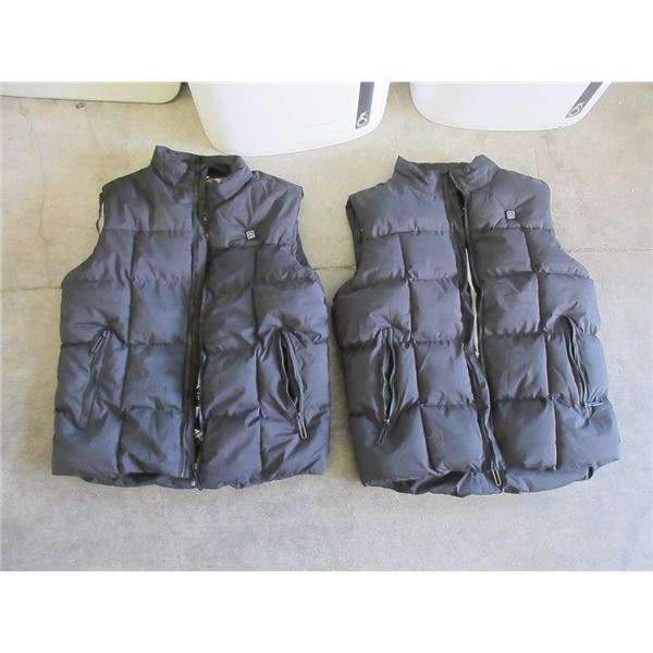 2 New Heated Vests with Batteries