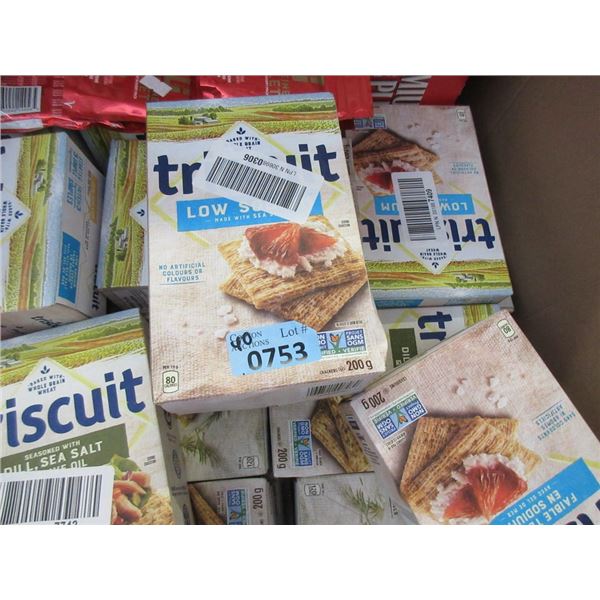 40 x 200 g Boxes of Triscuit Crackers