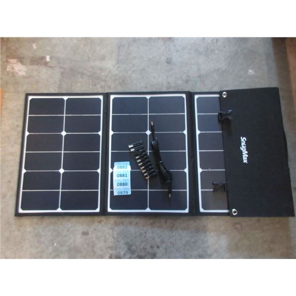 New Portable 3 Solar Panel Unit by Snugmax