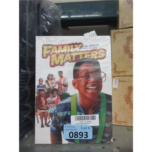 Sealed 'Family Matters" Complete 1st Season DVDs