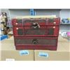 Image 1 : 5 New Wood Jewelry Boxes - 9 x 7 x 6" tall