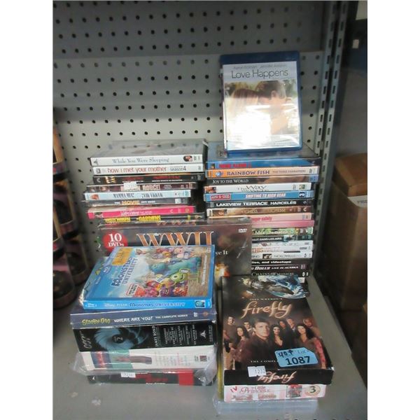 40+ Assorted DVD Movies - Unsealed