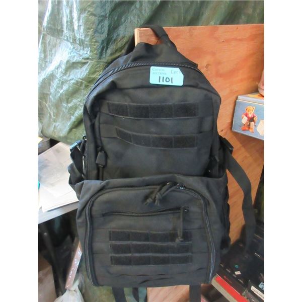 Black Tactical Back Pack