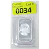 Image 1 : 1 Oz. .999+ Silver 2-Sided Liberty/Buffalo Bar