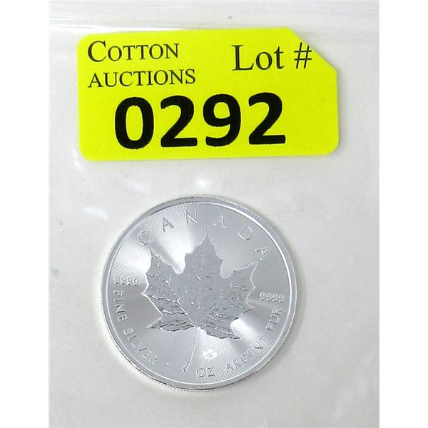 1 Oz. 2022 Canada .9999 Silver Maple Leaf Coin