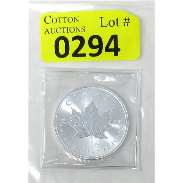 1 Oz. 2014 Canada .9999 Silver Maple Leaf Coin