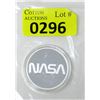 Image 1 : 1 Oz. .999 Silver 2022 NASA motif Coin