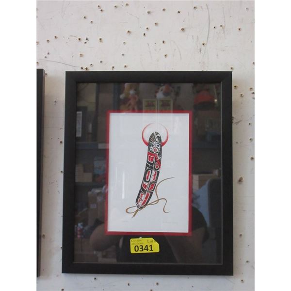 Richard Shorty Framed Print - Feather