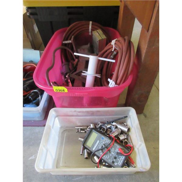 Bin of Hand Tools and Hardware