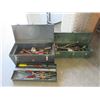 Image 1 : 2 Metal Tool Boxes and Contents