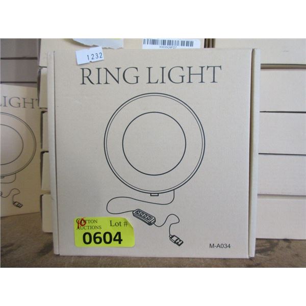 10 New 6" Laptop Ring Lights with Clamps