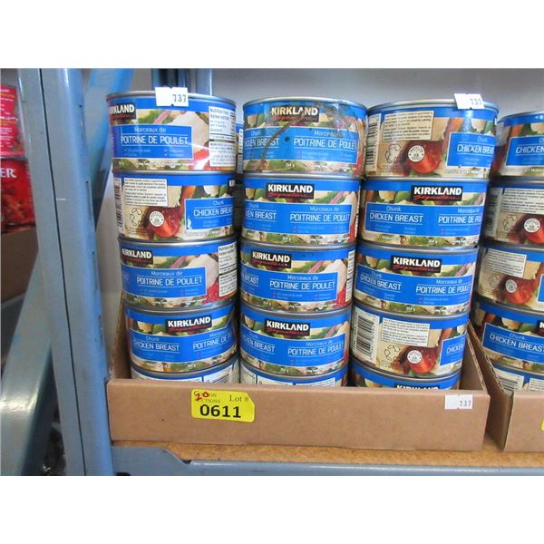 20 Tins of Kirkland Chicken Breast - Dented