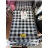 Image 1 : 6 Packs of 10" x 13" Black Plaid Poly Mailers