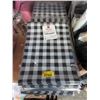 Image 1 : 6 Packs of 10" x 13" Black Plaid Poly Mailers