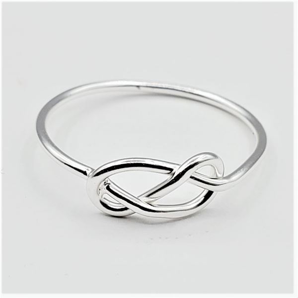 Sterling Silver Love Knott Ring