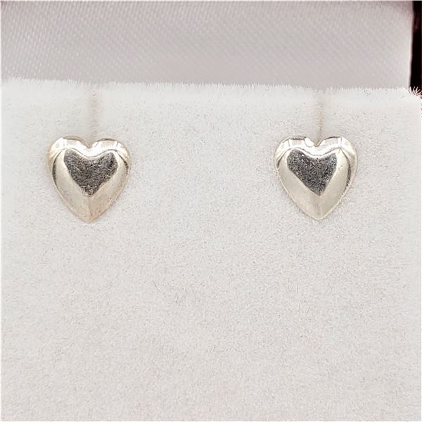 Sterling Silver Heart Earrings